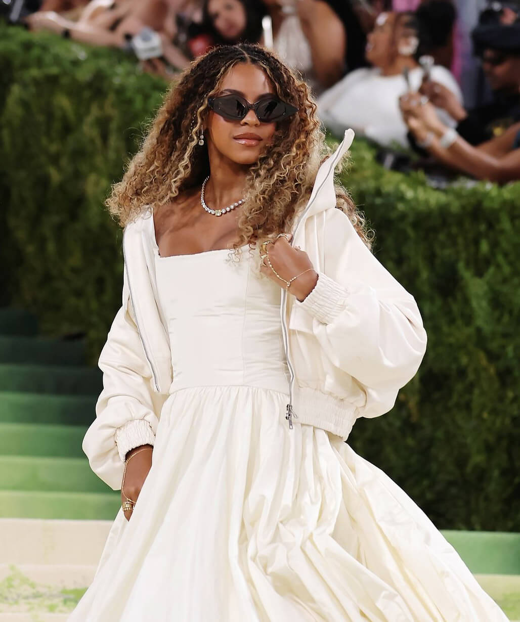 Blue Ivy Carter Met Gala 2026 White Bomber Jacket