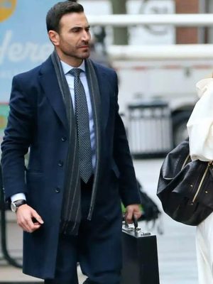 Brett Goldstein Office Romance 2026 Wool Coat