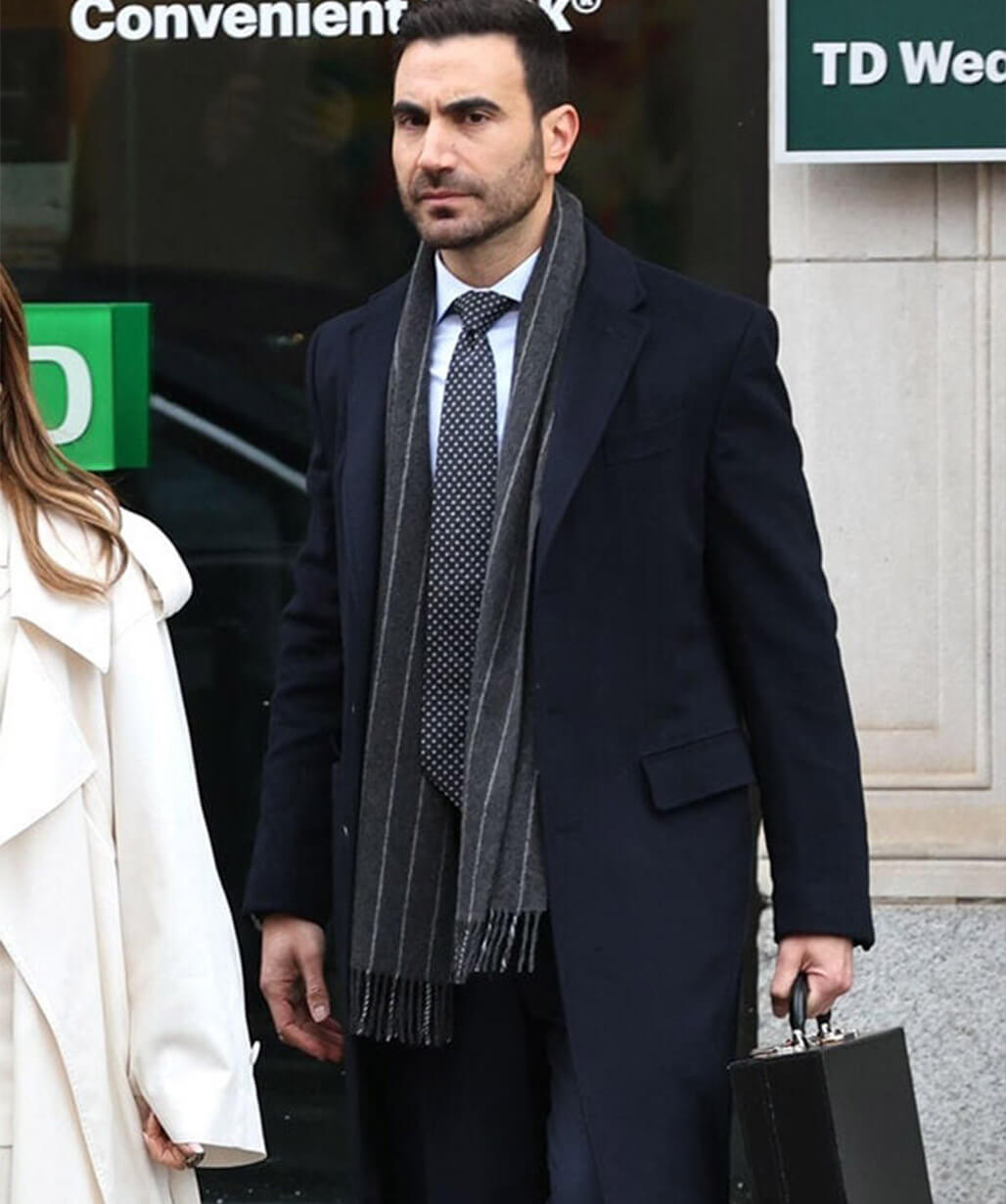 Brett Goldstein Office Romance 2026 Wool Coat