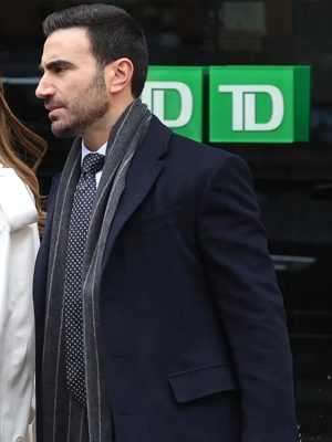 Brett Goldstein Office Romance 2026 Wool Coat