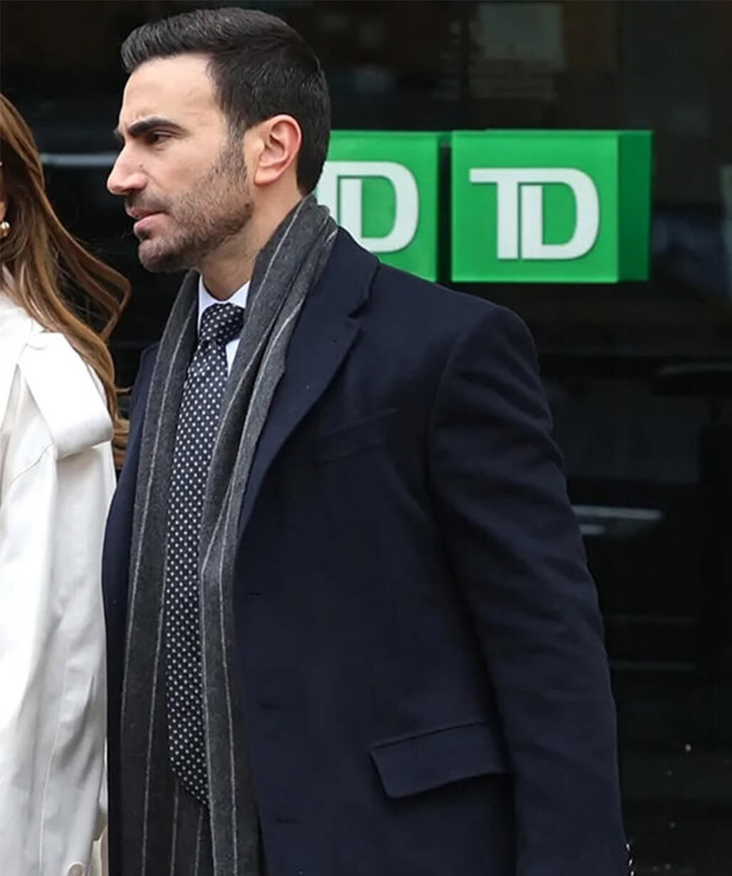 Brett Goldstein Office Romance 2026 Wool Coat