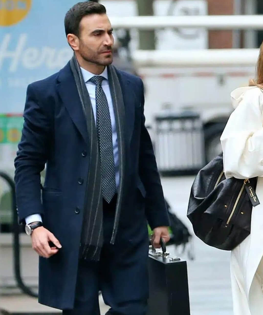 Brett Goldstein Office Romance 2026 Wool Coat