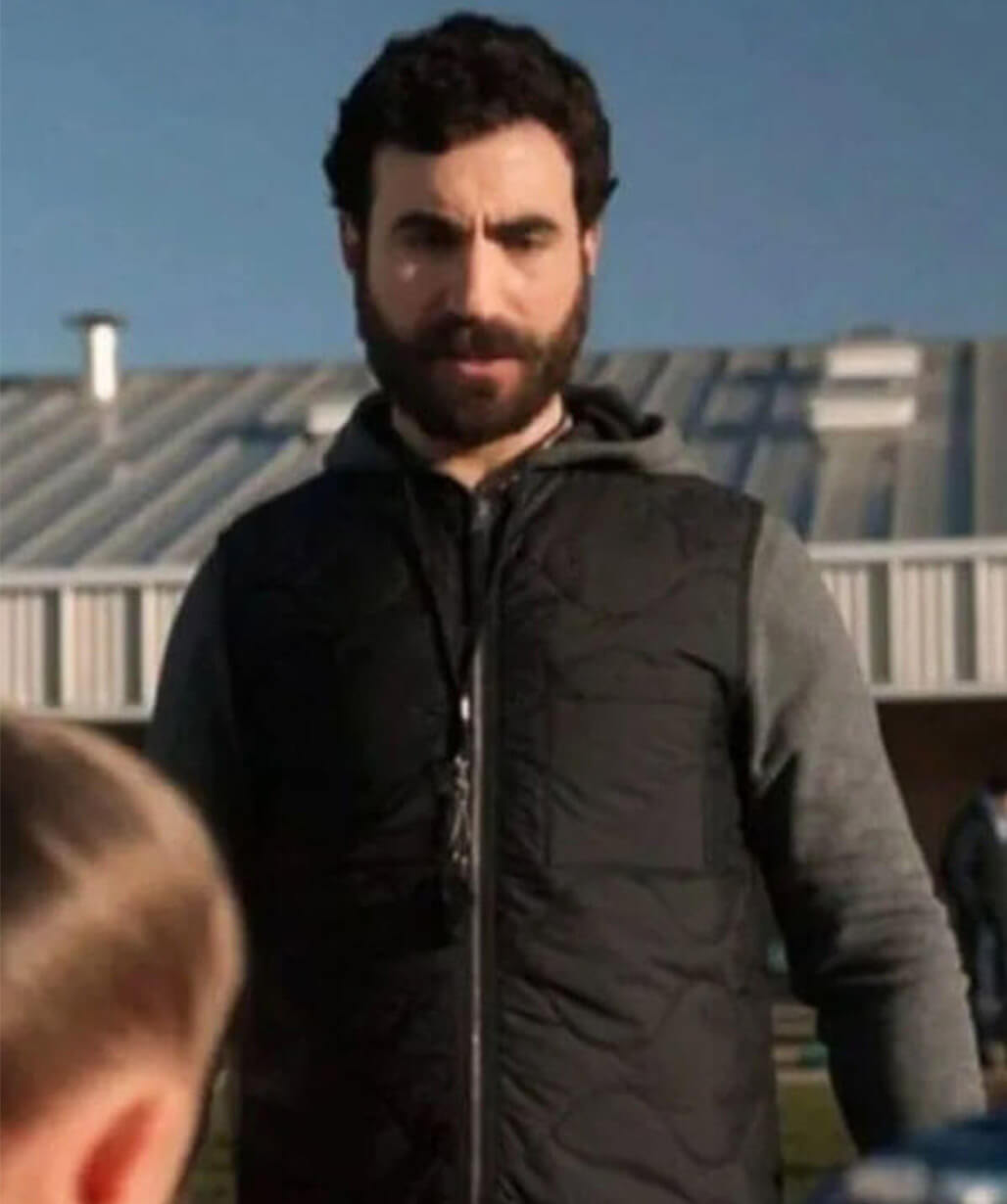 Brett Goldstein Ted Lasso S02 Black Quilted Vest