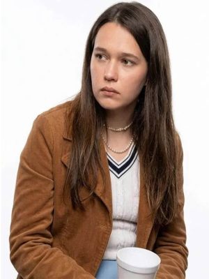 Cailee Spaeny Beef 2026 Brown Jacket