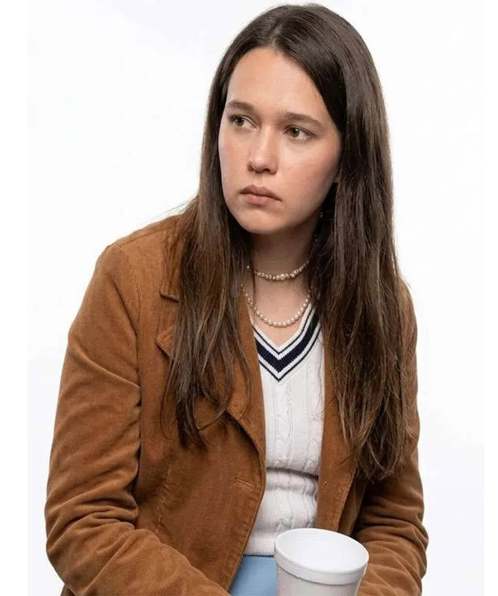 Cailee Spaeny Beef 2026 Brown Jacket