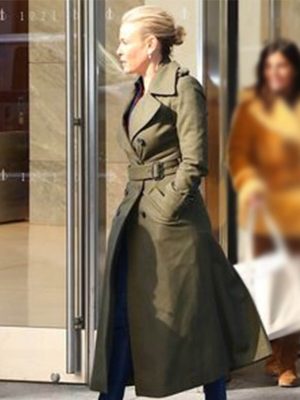Chelsea Handler Olive Green Trench Coat
