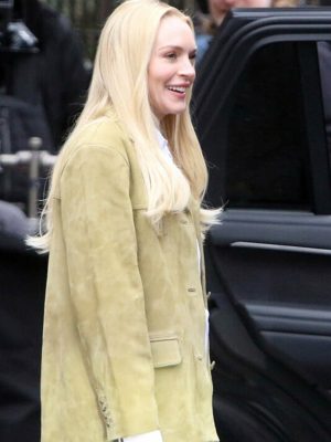 Lindsay Lohan Count My Lies 2026 Suede Blazer