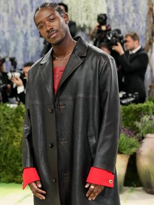 Damson Idris Met Gala 2026 Leather Coat