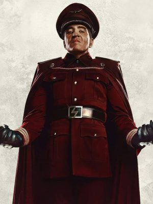 Dan Dastmalchian Street Fighter 2026 Red Velvet Jacket