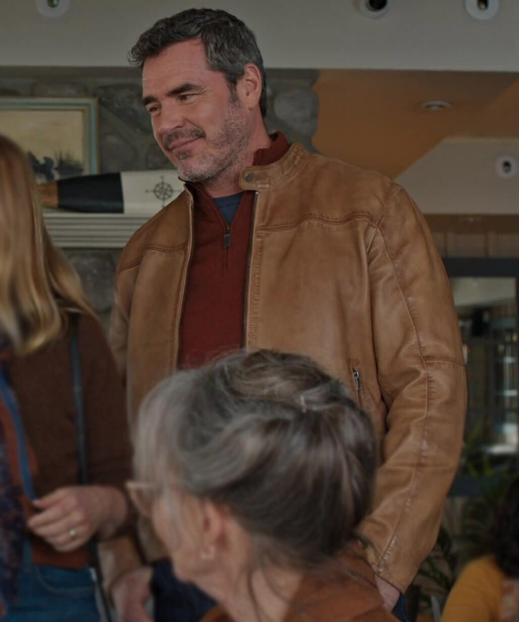 Dan Payne Remarkably Bright Creatures 2026 Leather Jacket