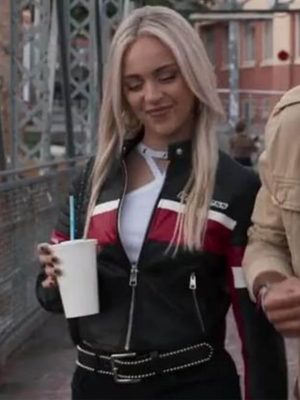 Desiree Popper Idolos 2026 Biker Leather Jacket