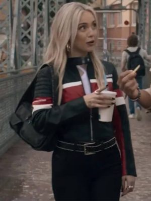 Desiree Popper Idolos 2026 Biker Leather Jacket
