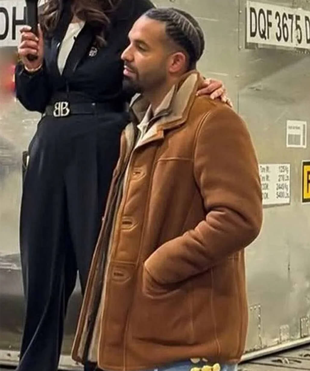 Drake Classic Brown Suede Leather Jacket