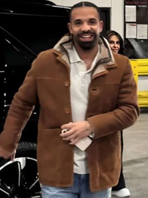 Drake Classic Brown Suede Leather Jacket