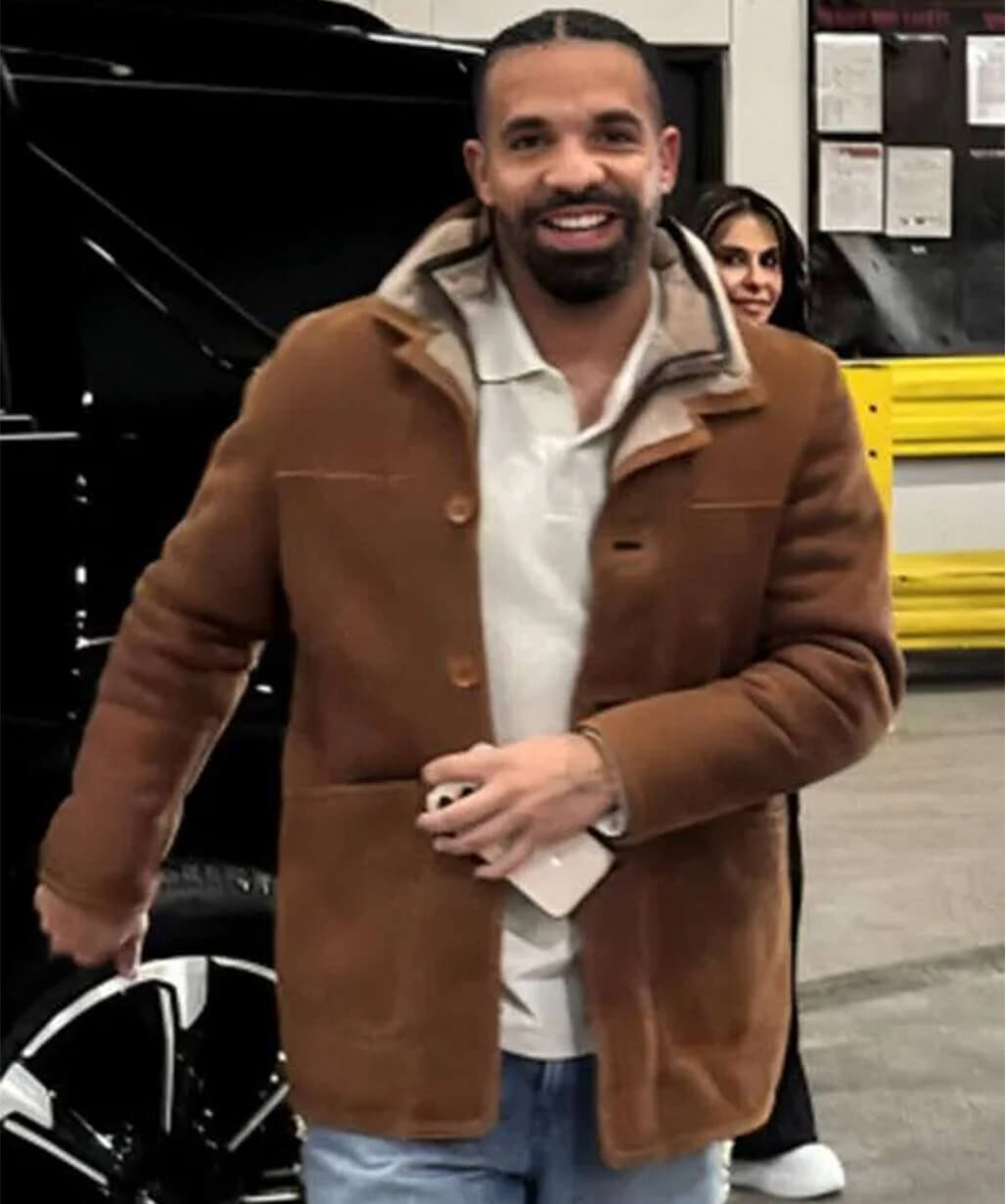 Drake Classic Brown Suede Leather Jacket