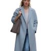 Elle Chapman The Madison 2026 Blue Wool Coat