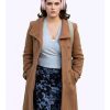 Hannah Wells Off Campus 2026 Brown Wool Coat