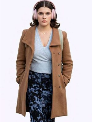 Hannah Wells Off Campus 2026 Brown Wool Coat