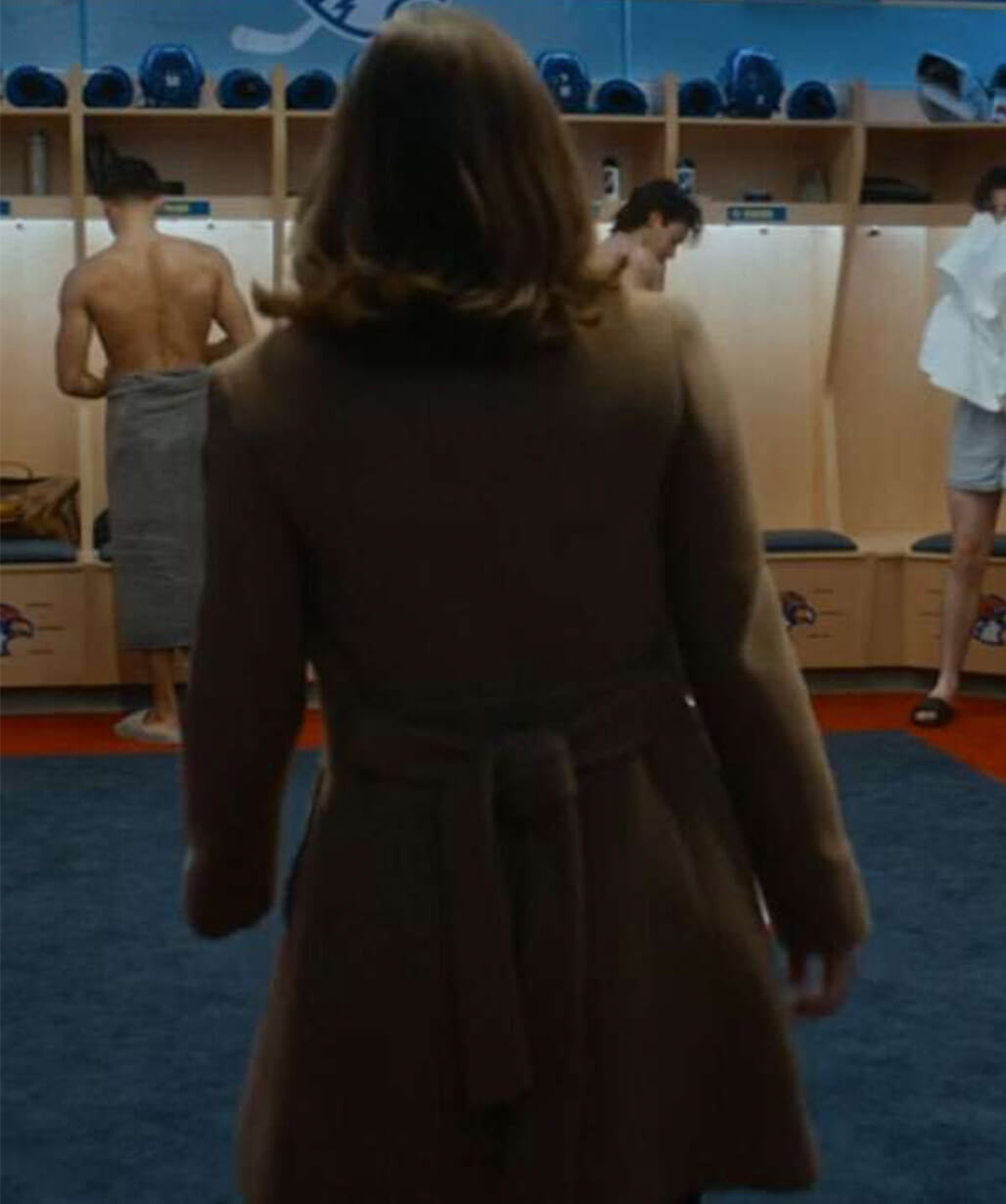 Hannah Wells Off Campus 2026 Brown Wool Coat
