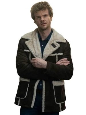Hughie Campbell The Boys S05 Shearling Leather Jacket