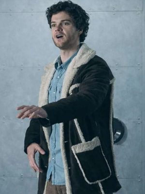 Hughie Campbell The Boys S05 Shearling Leather Jacket