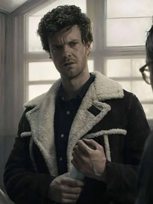 Hughie Campbell The Boys S05 Shearling Leather Jacket