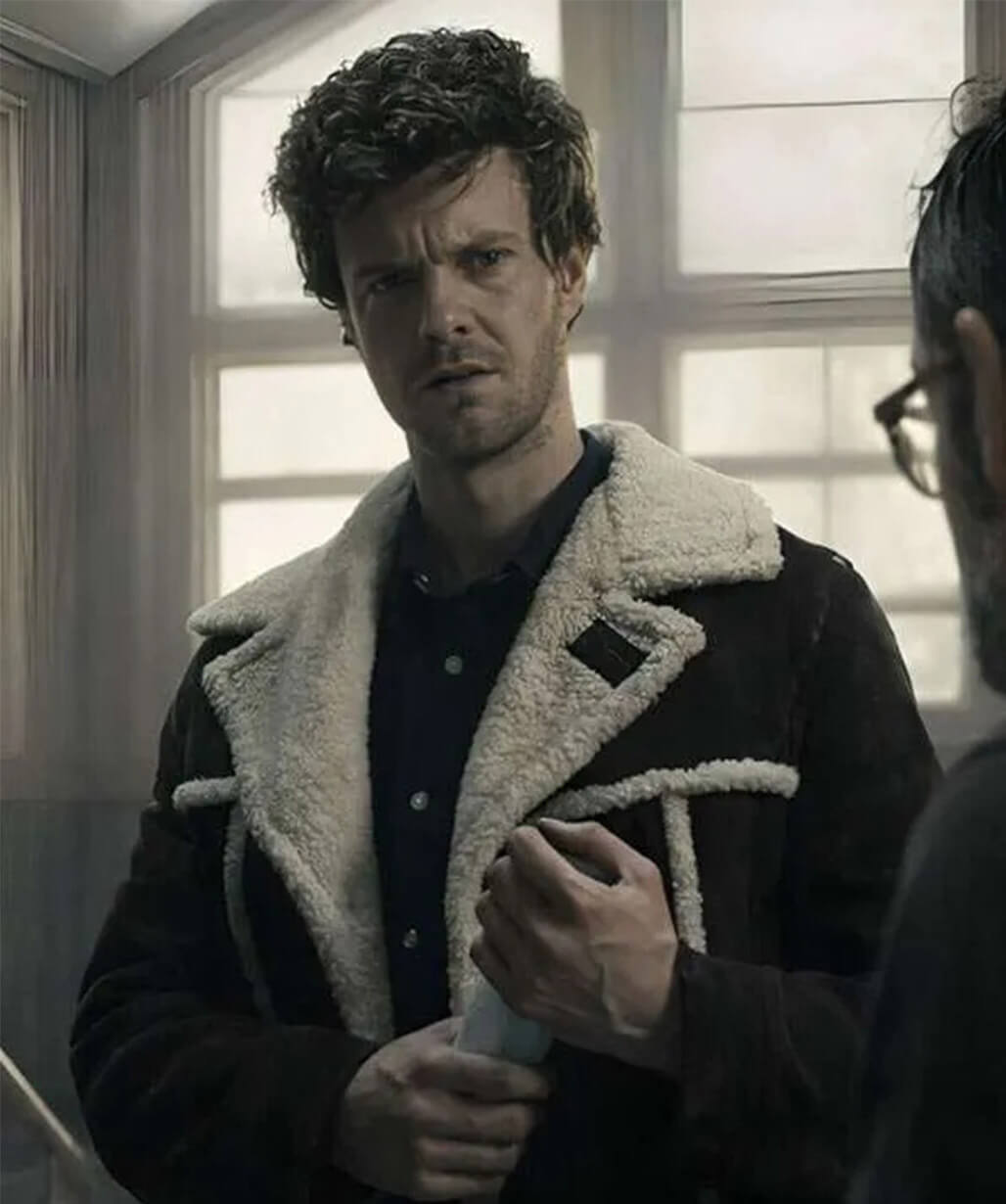 Hughie Campbell The Boys S05 Shearling Leather Jacket