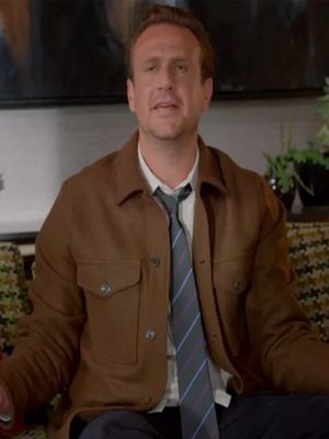 Jason Segel Shrinking S02 Brown Wool Jacket