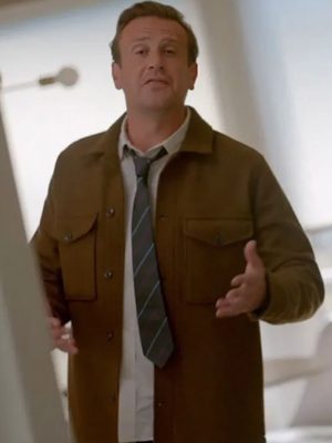 Jason Segel Shrinking S02 Brown Wool Jacket