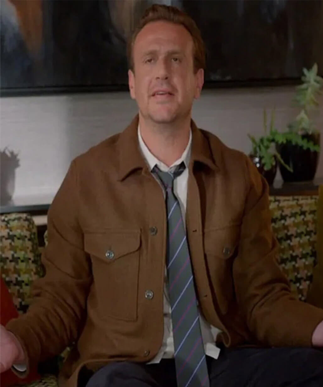Jason Segel Shrinking S02 Brown Wool Jacket