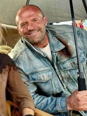 Jason Statham Mutiny 2026 Blue Denim Jacket