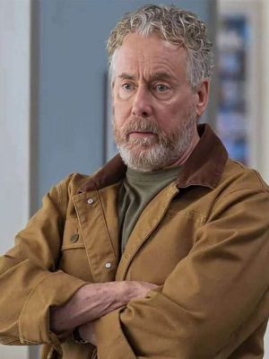 John C. McGinley Scrubs 2026 Brown Cotton Jacket