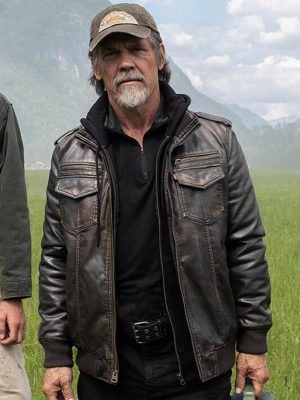 Josh Brolin The Dog Stars 2026 Leather Jacket