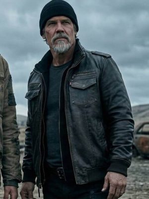 Josh Brolin The Dog Stars 2026 Leather Jacket