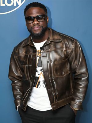 Kevin Hart Classic Brown Leather Jacket