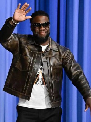 Kevin Hart Classic Brown Leather Jacket