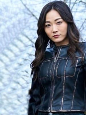 Kimiko Miyashiro The Boys S05 Black Biker Jacket