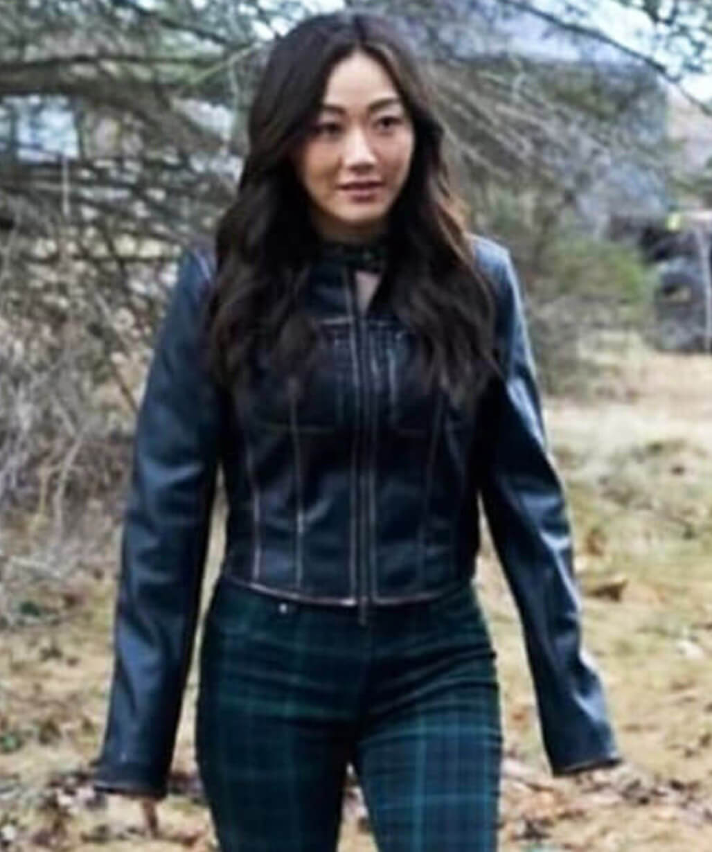 Kimiko Miyashiro The Boys S05 Black Biker Jacket