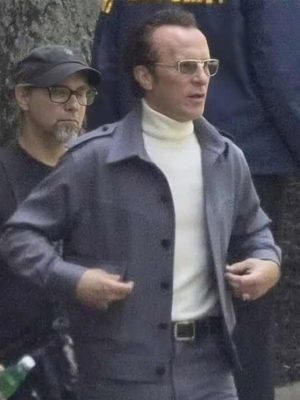 Madden 2026 Christian Bale Grey Cotton Jacket