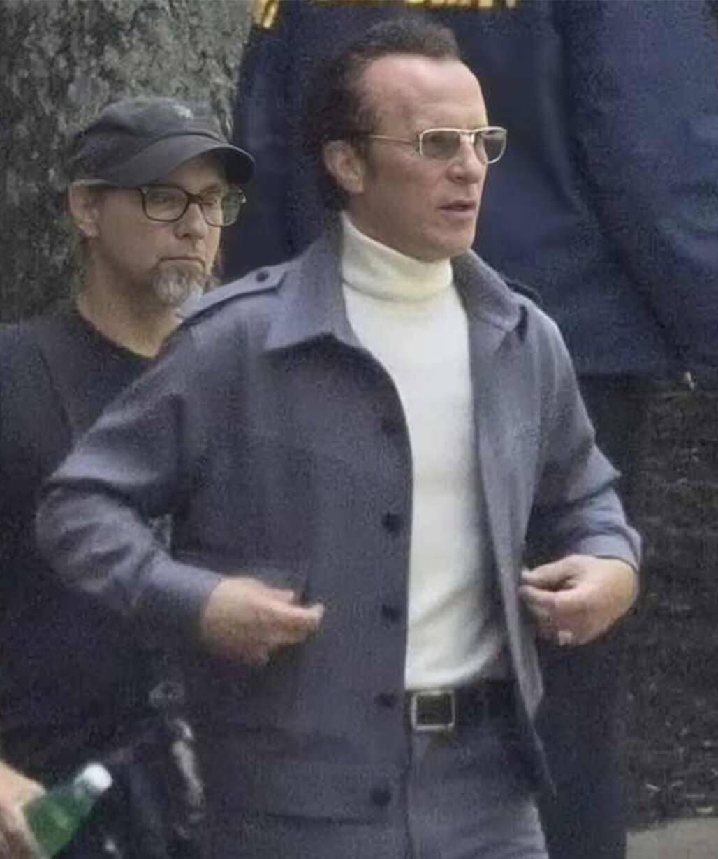 Madden 2026 Christian Bale Grey Cotton Jacket