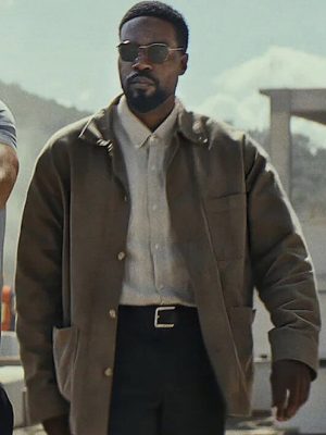 Man on Fire 2026 John Creasy Brown Jacket
