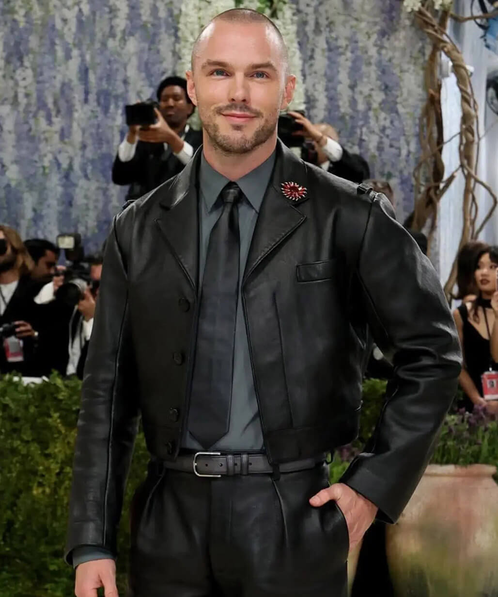 Nicholas Hoult Met Gala 2026 Leather Jacket