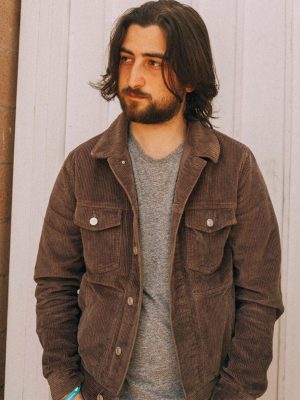 Noah Kahan Brown Corduroy Jacket