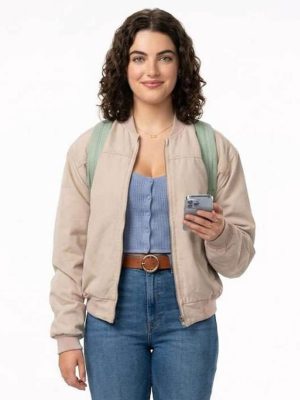 Off Campus 2026 Hannah Wells Bomber Jacket