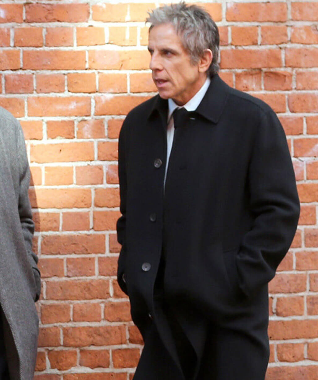 Off Weeks 2026 Ben Stiller Black Wool Coat