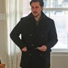 Peter Gadiot Memory Of A Killer S01 Black Wool Coat