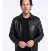 Power Ballad 2026 Paul Rudd Black Leather Jacket