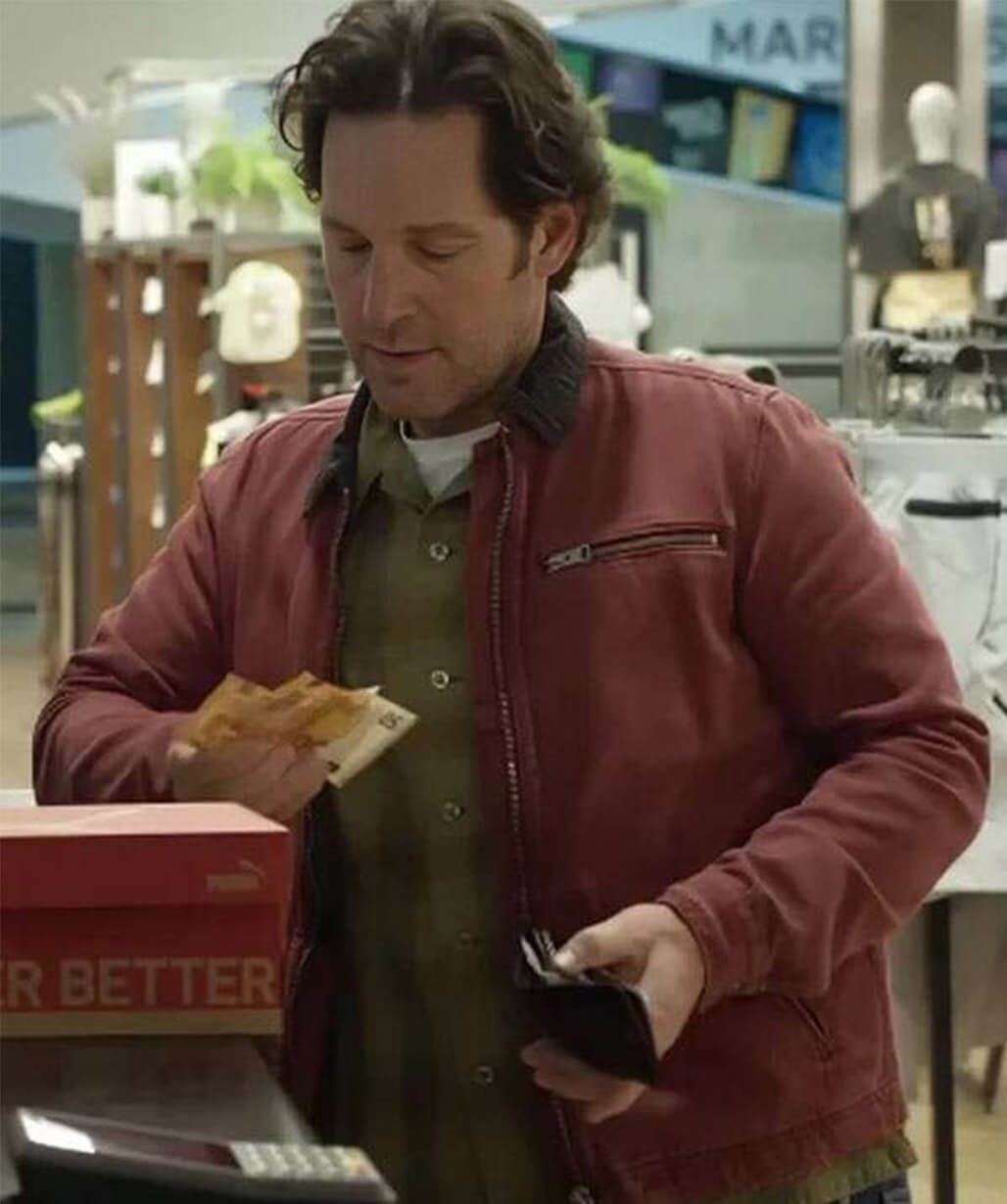 Power Ballad 2026 Paul Rudd Red Cotton Jacket