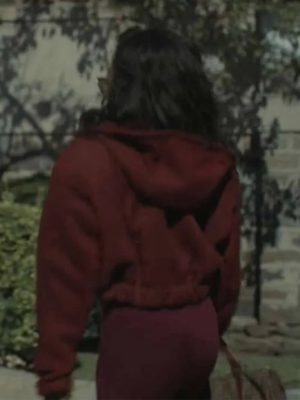 Raquel Thomas Power Book III Raising Kanan Maroon Jacket
