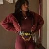 Raquel Thomas Power Book III Raising Kanan Maroon Jacket